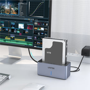 SyncStation Alu USB3.0 to SATA6G 2.5" 3.5" Docking Station with UASP Function