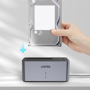 SyncStation Alu USB3.0 to SATA6G 2.5" 3.5" Docking Station with UASP Function