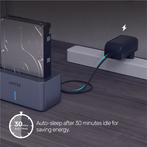 SyncStation Alu USB3.0 to SATA6G 2.5" 3.5" Docking Station with UASP Function