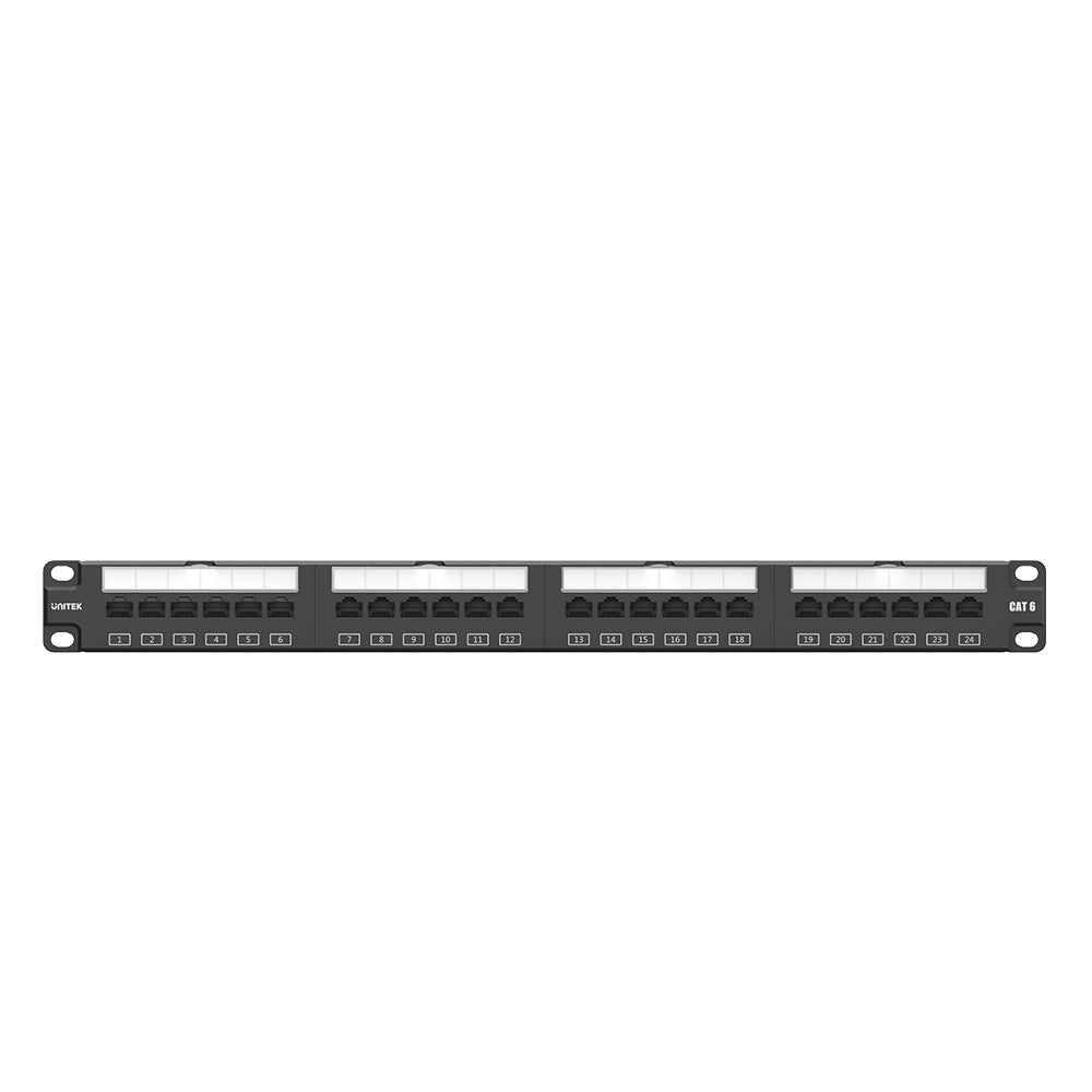 Cat 6 UTP 24 Ports RJ45 Patch Panel