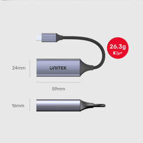 USB-C To Gigabit Ethernet Adapter With 100W Power Delivery