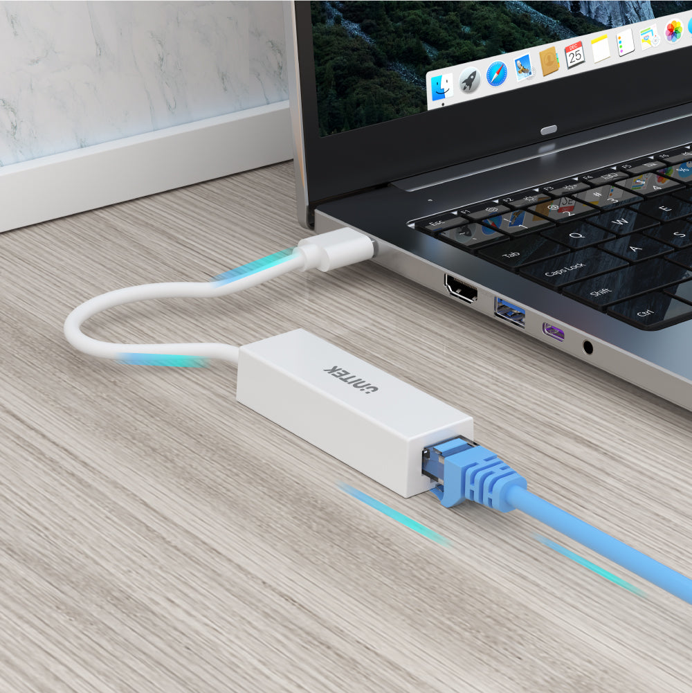 USB 2.0 to Ethernet Adapter in new White Edition