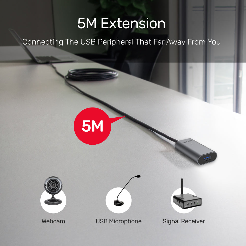 USB-C to USB-A Active Extension Cable