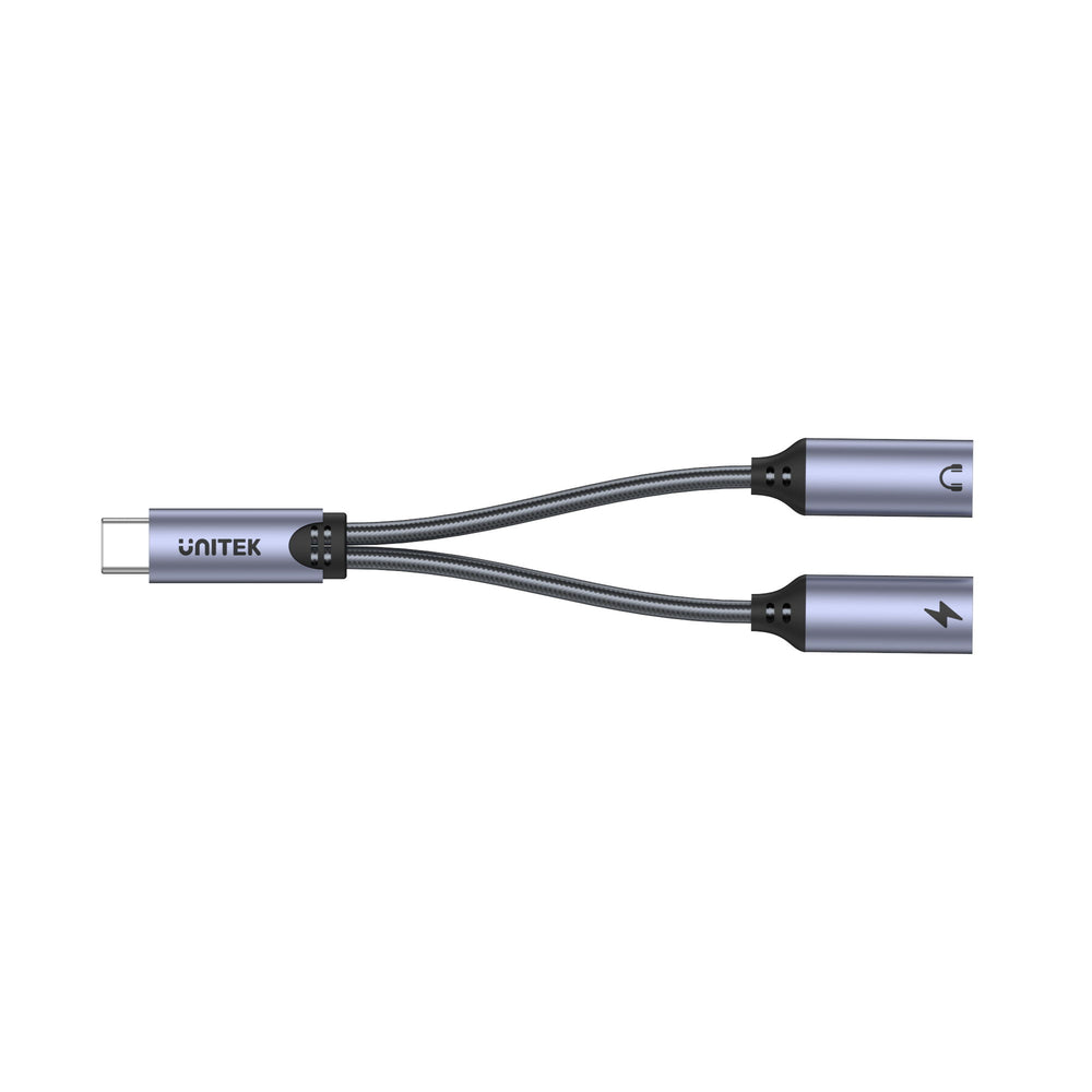 USB-C Splitter (2-in-1 USB C Headset & Charge Adapter) | UNITEK
