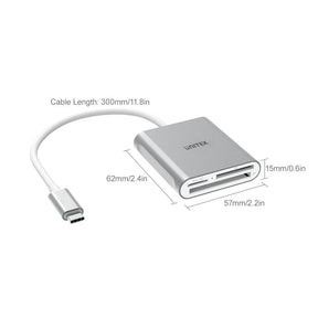 USB-C USB 3.0 Card Reader (Read 3-Card)