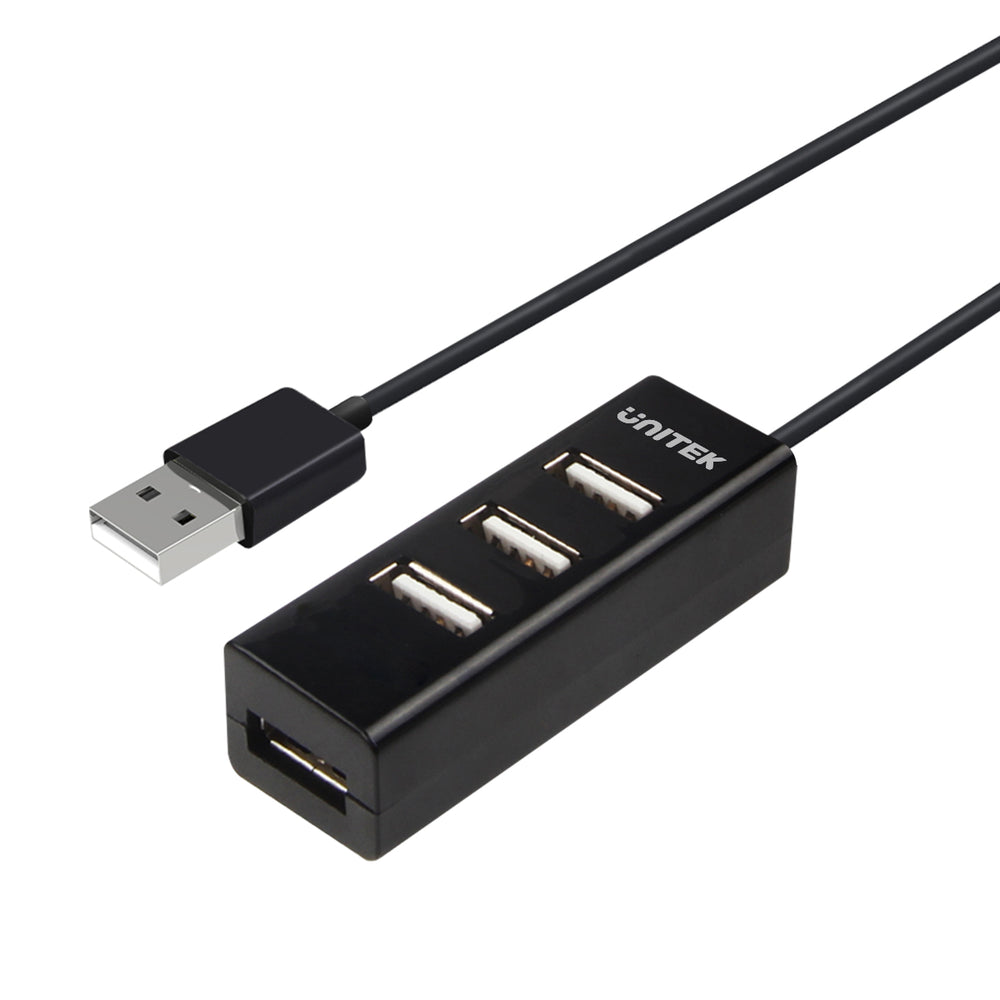 4 Ports USB 2.0 Hub (80cm Cable)