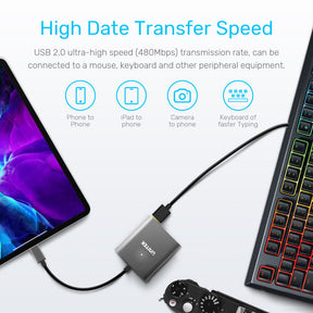 USB 3.1 3-in-1 USB-C Card Reader