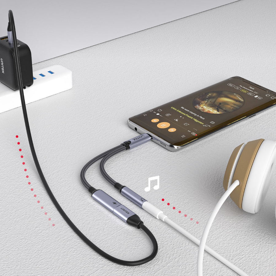 Computer Adapter Accessories USB C-3.5mm 오디오 잭 어댑터