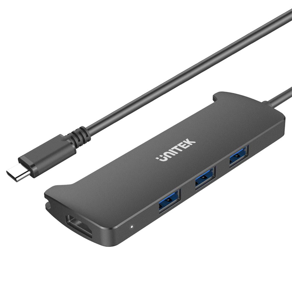 USB 3.1 Gen1 Type-C 3-Port Hub + HDMI Converter