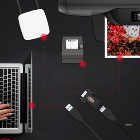 USB to Serial RS232 Adapter with USB Cable