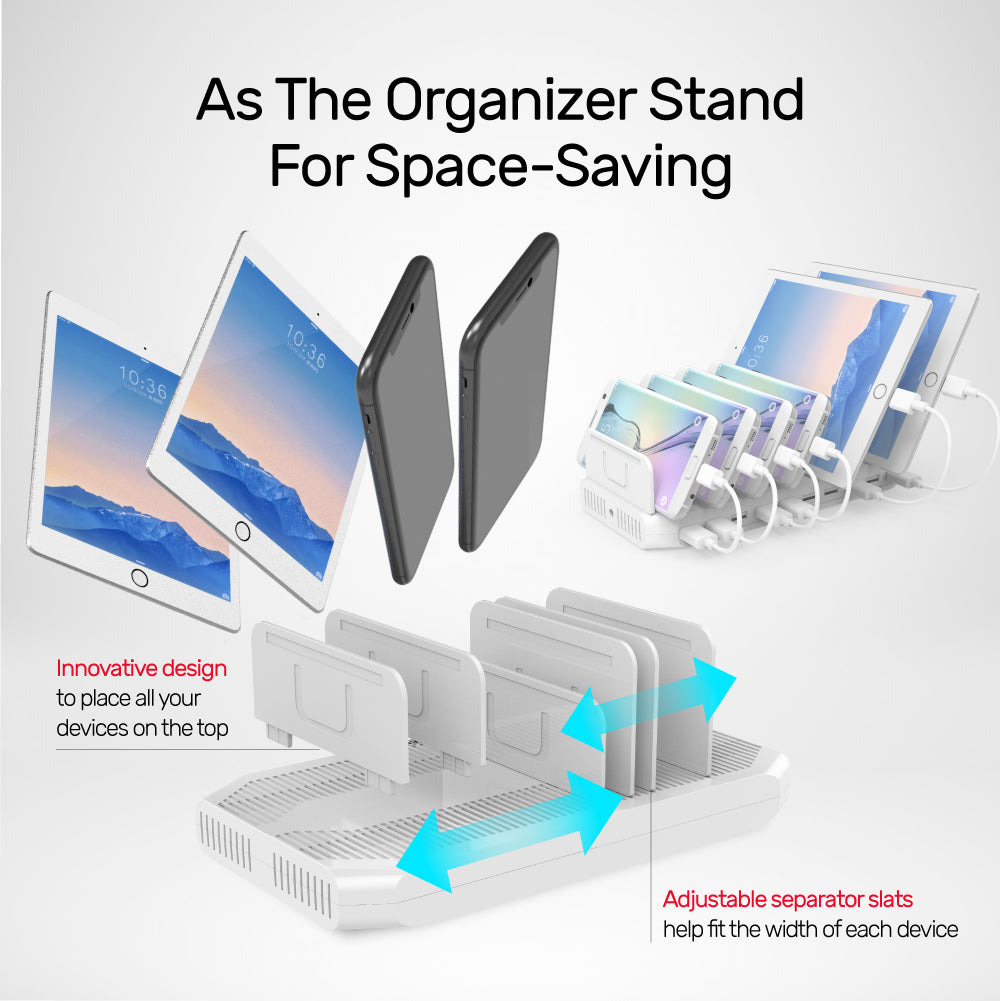 10 Port Charging Station 96W