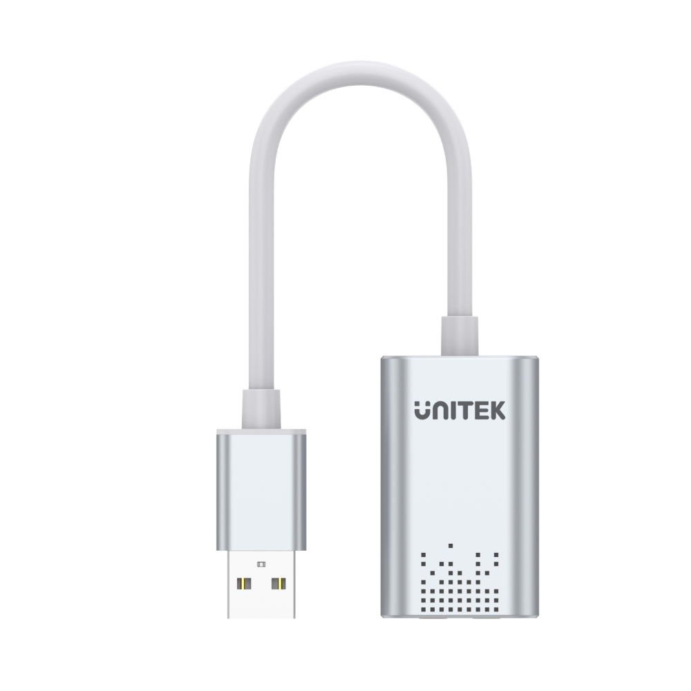 스테레오 오디오용 USB 2.0 외부 사운드 카드 어댑터