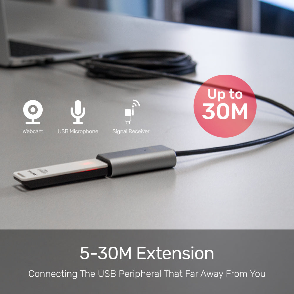 10M以上のUSB 2.0延長ケーブル