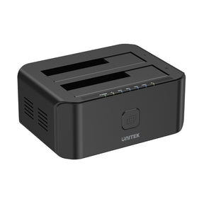 USB 3.0 to SATA III Dual Bay HDD SSD Docking Station with UASP Offl