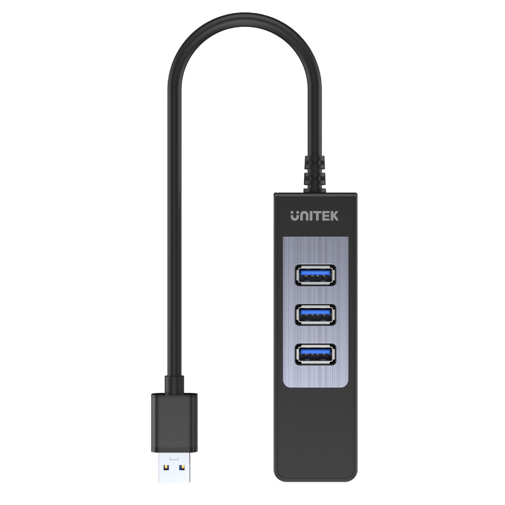 4-in-1 USB 3.0 Ethernet Hub