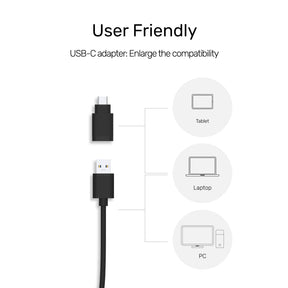 4-in-1 USB 3.0 Ethernet Hub with USB-C Adapter4-in-1 USB 3.0 Ethernet Hub with USB-C Adapter