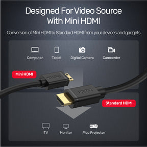 4K 60Hz 고속 미니 HDMI - HDMI 케이블