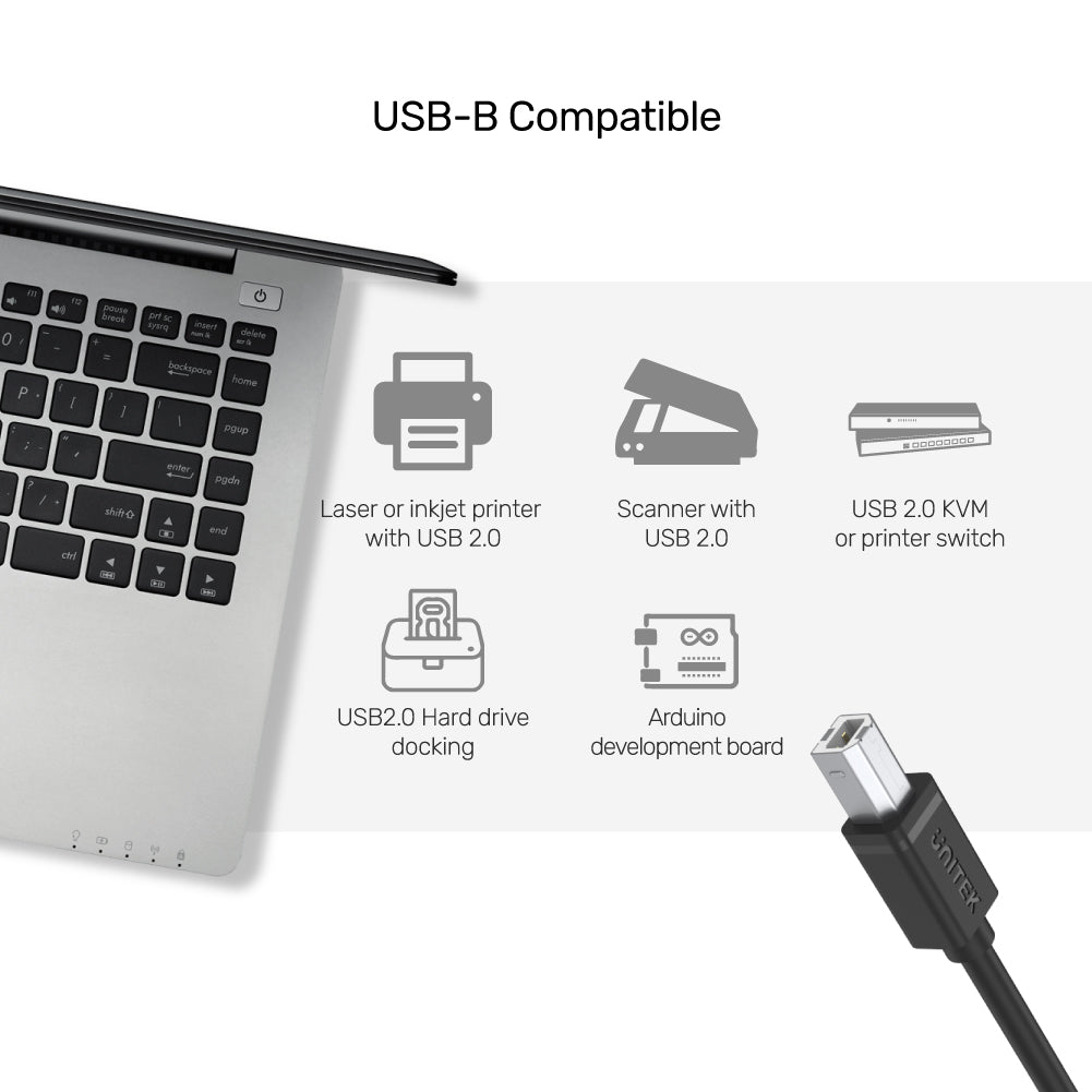 USB 2.0 to USB-B Cable