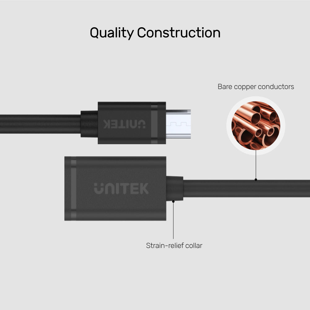 Quality Mini-B to Lightning Cable. USB-OTG!