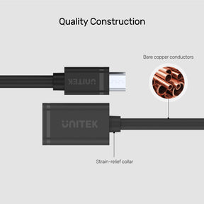 Micro USB to USB-A OTG Adapter (USB 2.0)