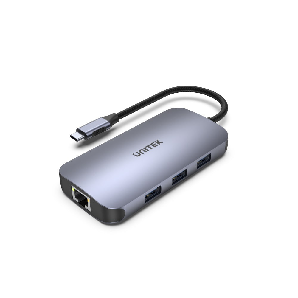 uHUB N9+ 9-in-1 USB-C Ethernet Hub with HDMI, 100W Power Delivery and Dual Card Reader